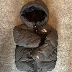 The North Face 3T Winter Puffer Coat Grey EUC